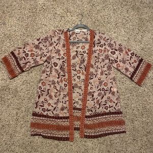 Daytrip Floral Chiffon Kimono Cardigan